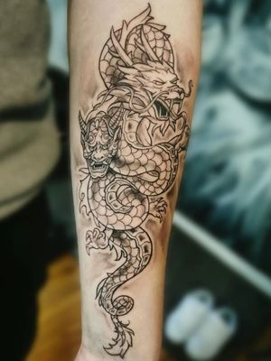 Dragon tattoo traditional