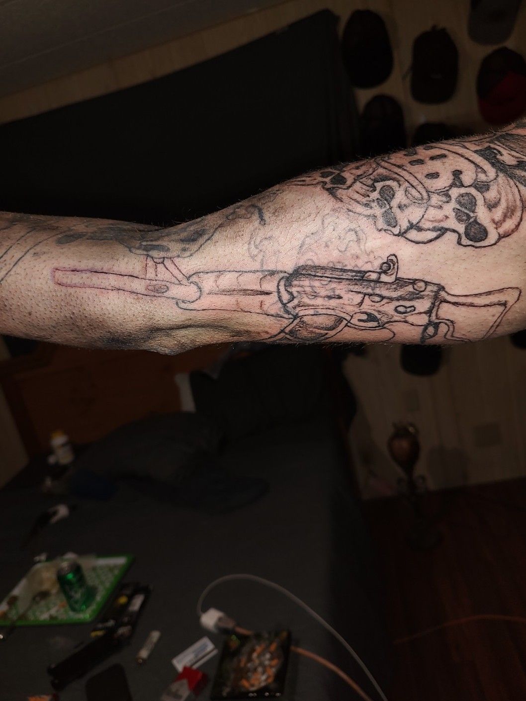 Tattoo uploaded by Ross Howerton • A portrait of everyone's favorite sniper  rifle, the AWP, by Deaw (IG—sungallerytattoo). #AWP #CounterStrike #CSGO  #Deaw • Tattoodo