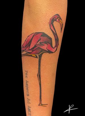 From my flashbook🦩✨ ...#londontattoo #londontattooartist #graphictattoo #graphictattooart #colortattooartist #flamingotattoo #flamingotattoos #flamingoartwork #flamingoart #cubictattoo #geometrictattoos #gapfillertattoo #tattoooftheday #frenchtatoueuses 