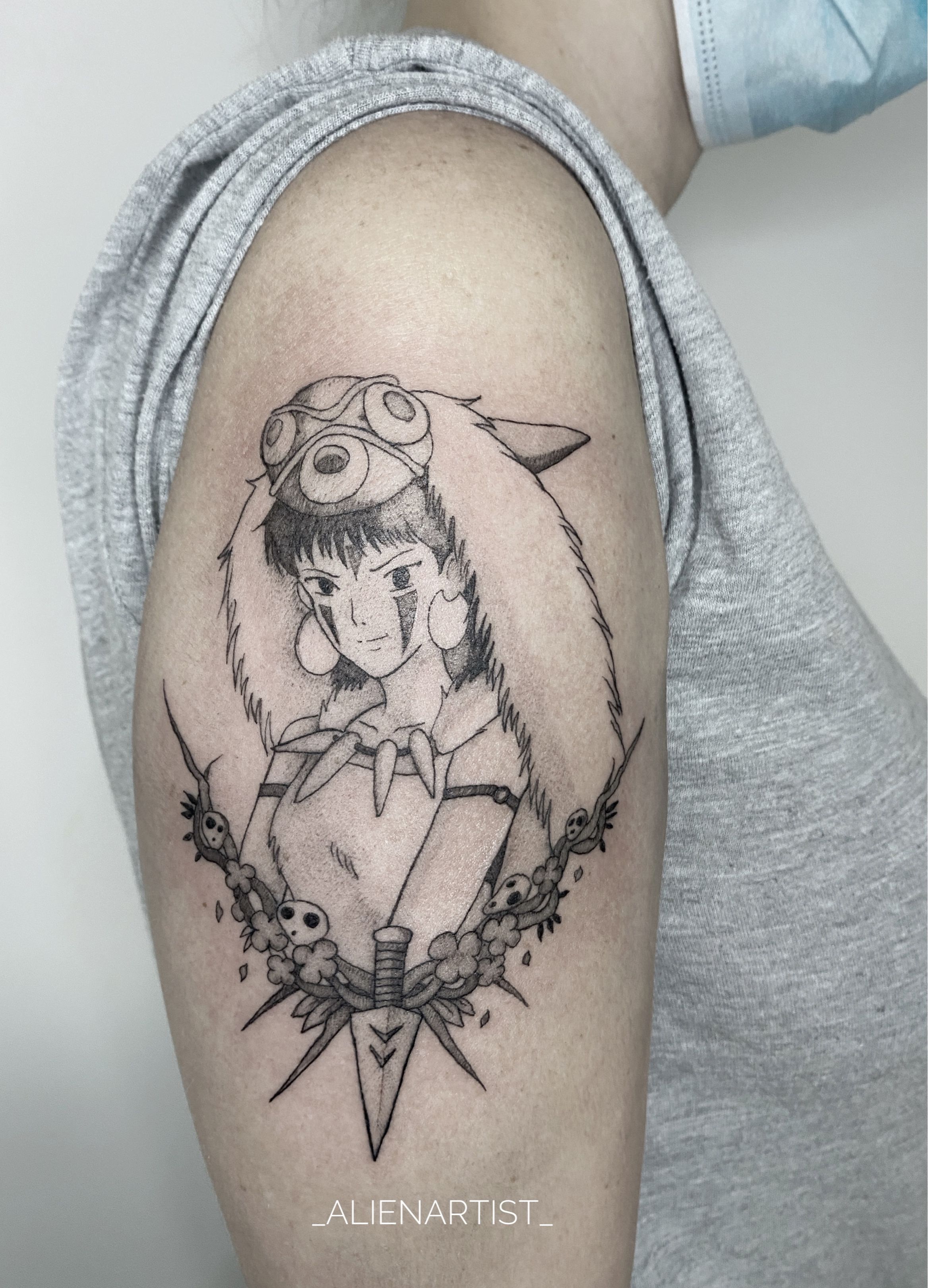 mask mononoke | Tumblr | Princess mononoke tattoo, Studio ghibli tattoo,  Ghibli tattoo
