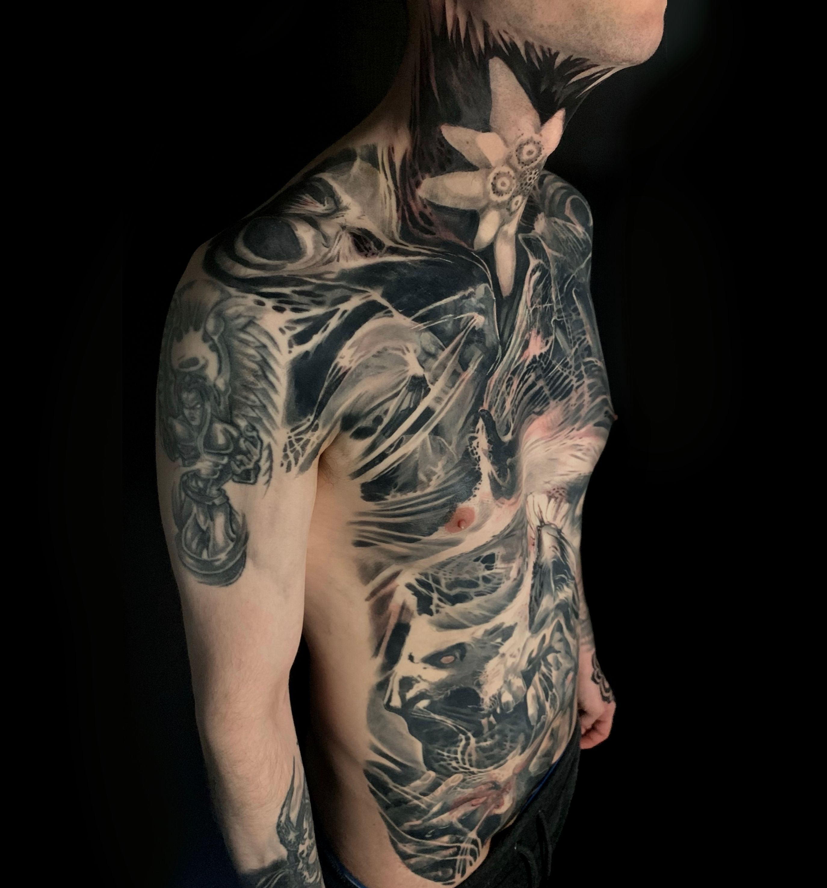 tattoo side neck