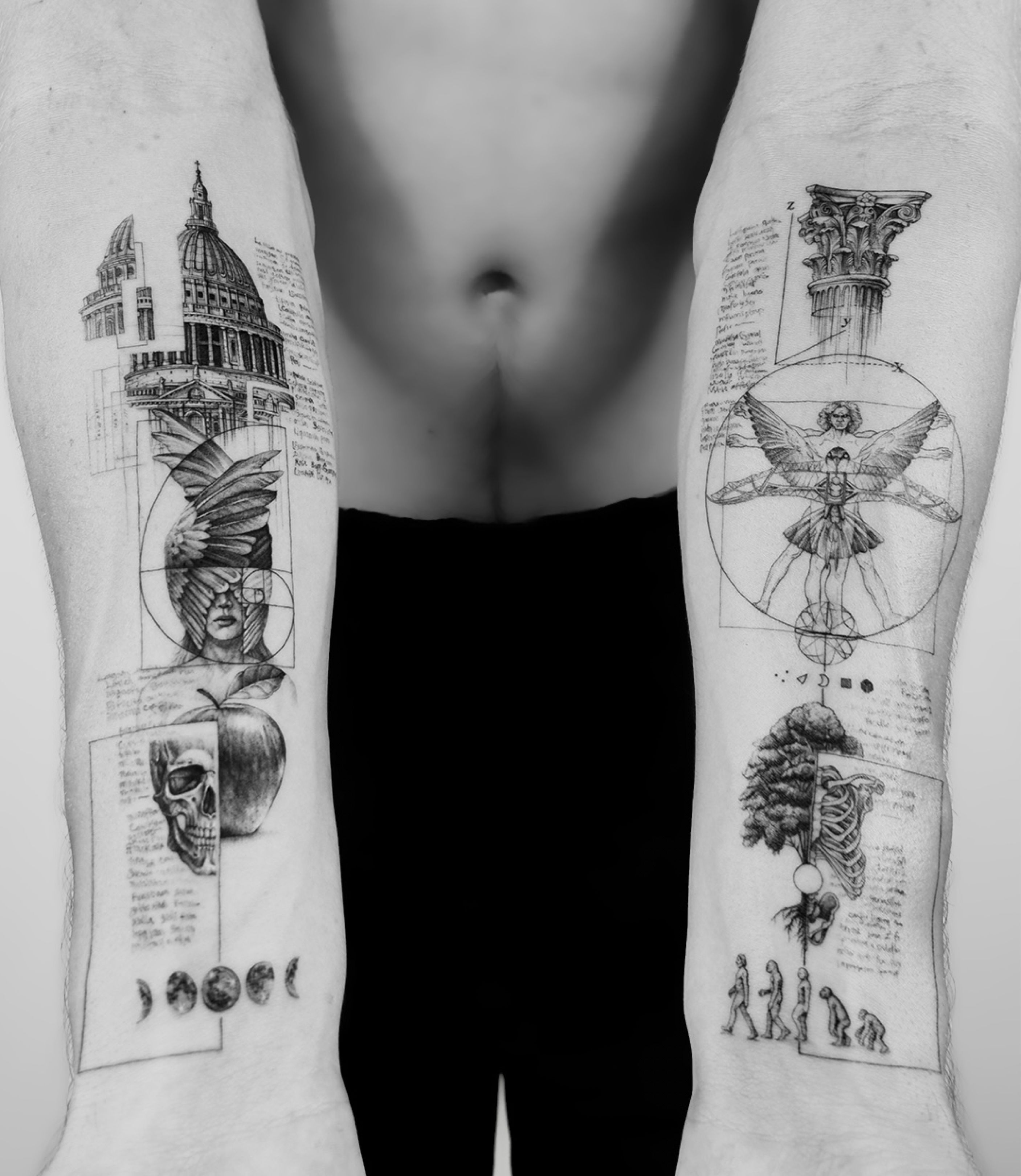 140 Best Architecture Tattoo Designs We Could Find Online  Arch2Ocom