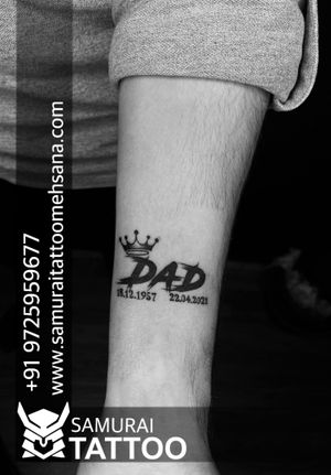 Tattoo for dad |Dad tattoo |Dad tattoo design |Tattoo for papa 