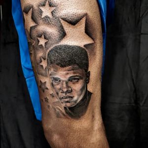 #muhammadali #tattooportrait done using #crowncartridges and #sceptercartridges by @kingpintattoosupply Email or call to schedule appointments ettorebechis@gmail.com 7863201625 #kingpintattoosupply #tattoo #tattoos #menwithtattoos #tattooed #tattooart #tattooedmen #besttattoo #mentattoo #tattooformen #tattoolife #beautifultattoo #ink #inked #palmcoast #besttattooshop #overlordtattoo #MuhammadAli #American #professional #boxer #activist #entertainer #poet #philanthropist #TheGreatest