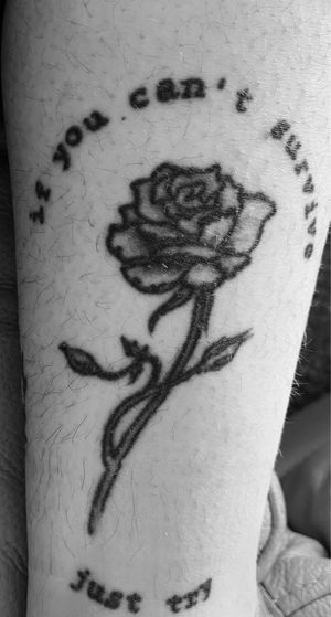 the 1975 inspired lyrical rose tattoo 