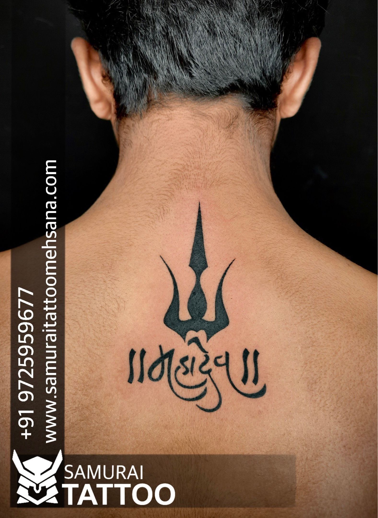 Harsh Tattoos  Mahadev tattoo with Om and Trishul    Facebook