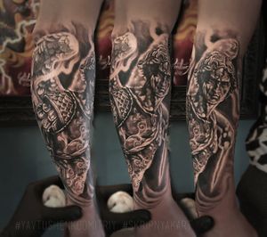 Tattoo artist in Ukraine - Архангел у татуюванні . салон тату у Дніпрі
