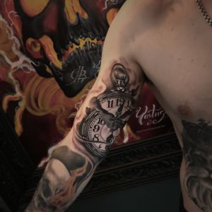 clock work tattoo/ Dnepr tattoos