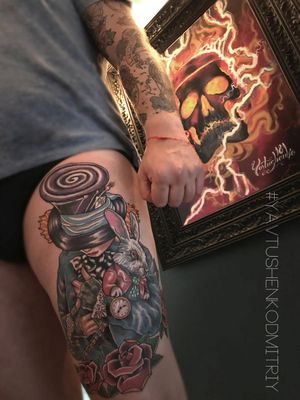 Alise in Wonderlend tattoos / Tattoo Dniepr
