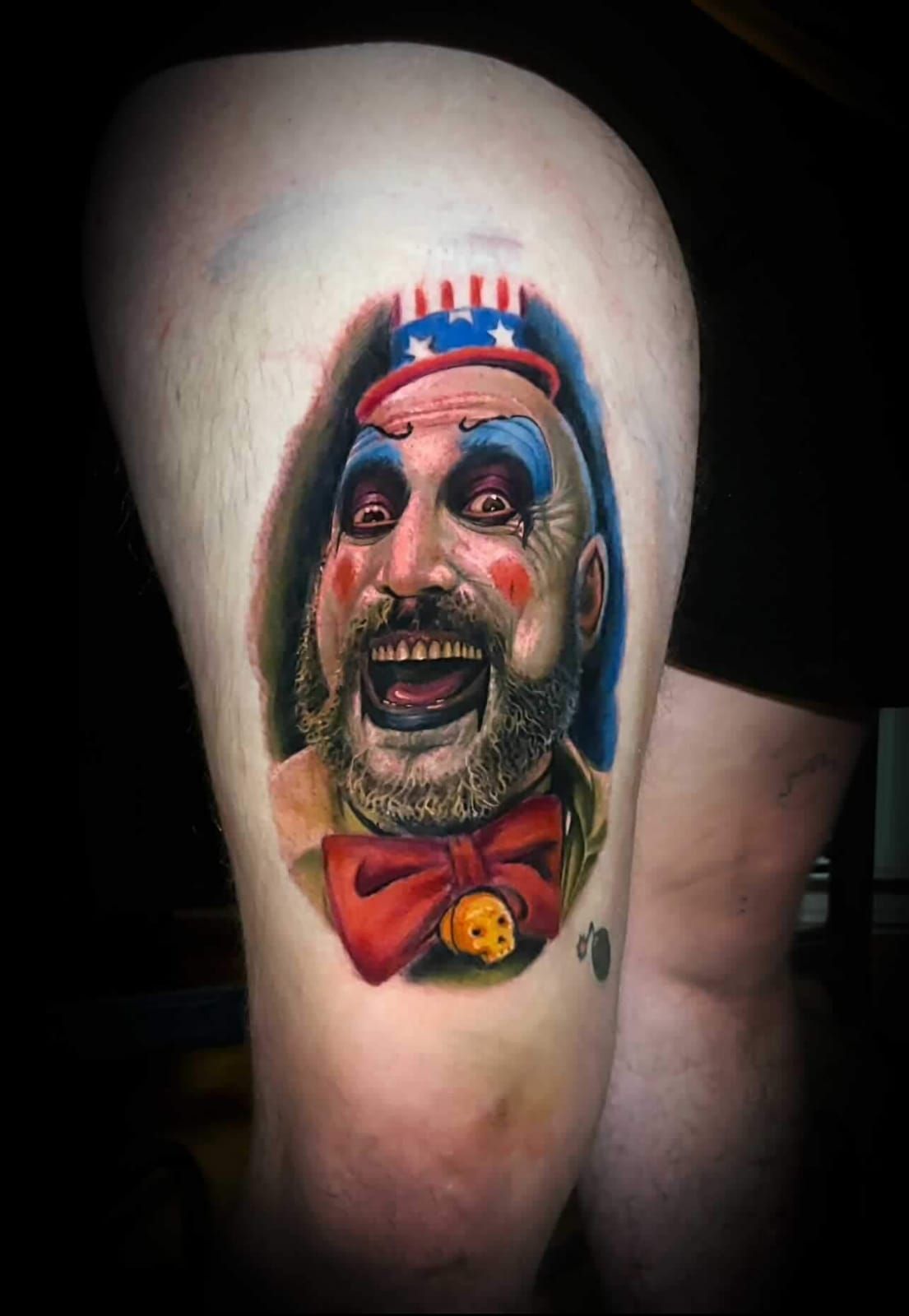 Captain Spaulding Tattoo Done by Devin Fountain Integrity Tattoo Co in  Biloxi MS  rtattoos