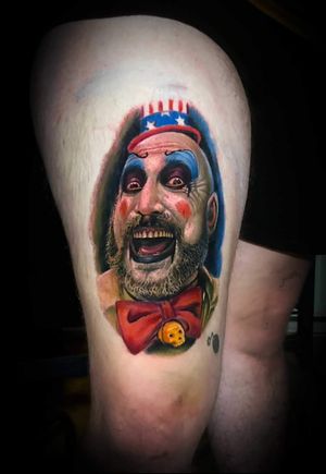 Rob Zombie - Captain Spaulding Tattoo | Big Fella Art