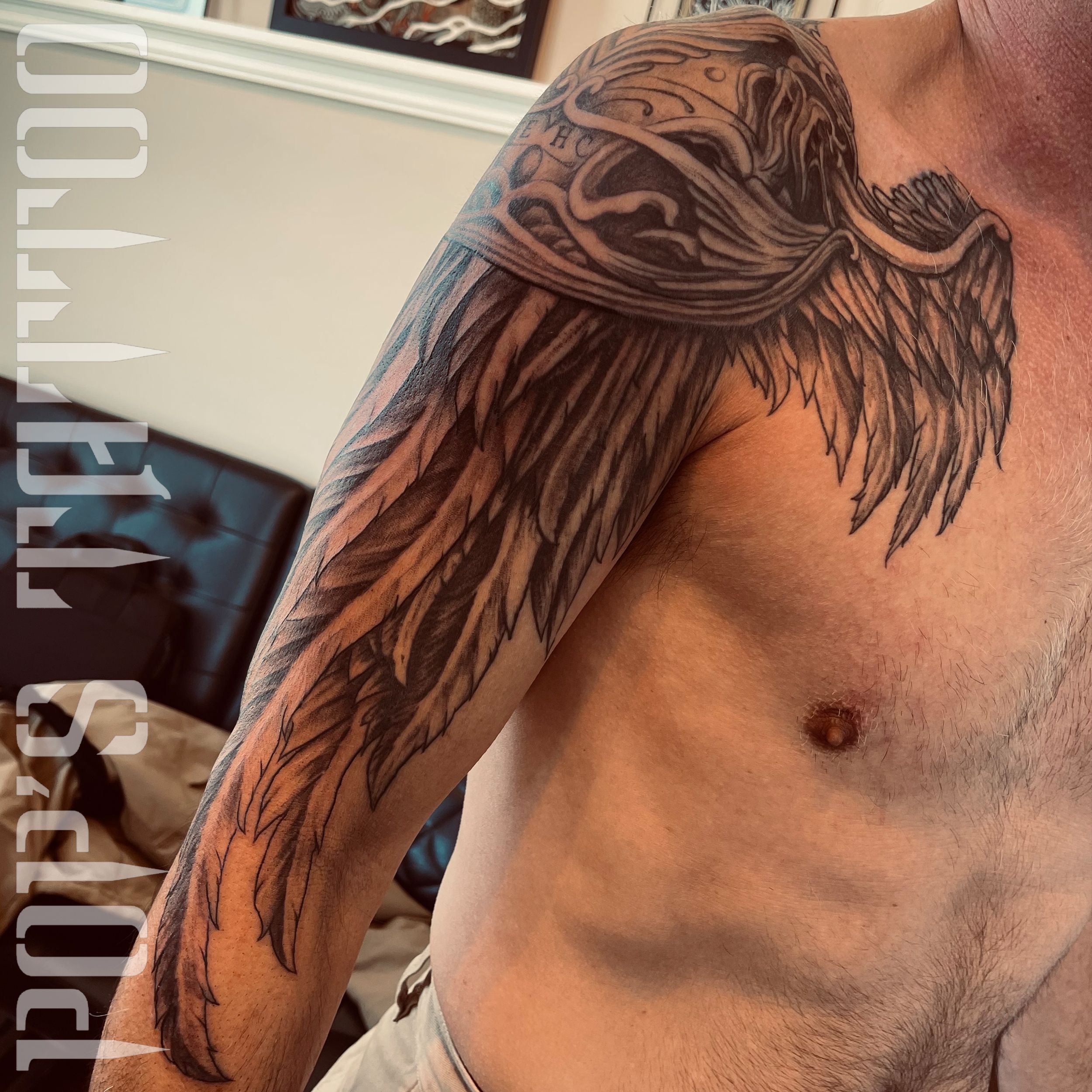 Top 67 shoulder wing tattoo latest  thtantai2