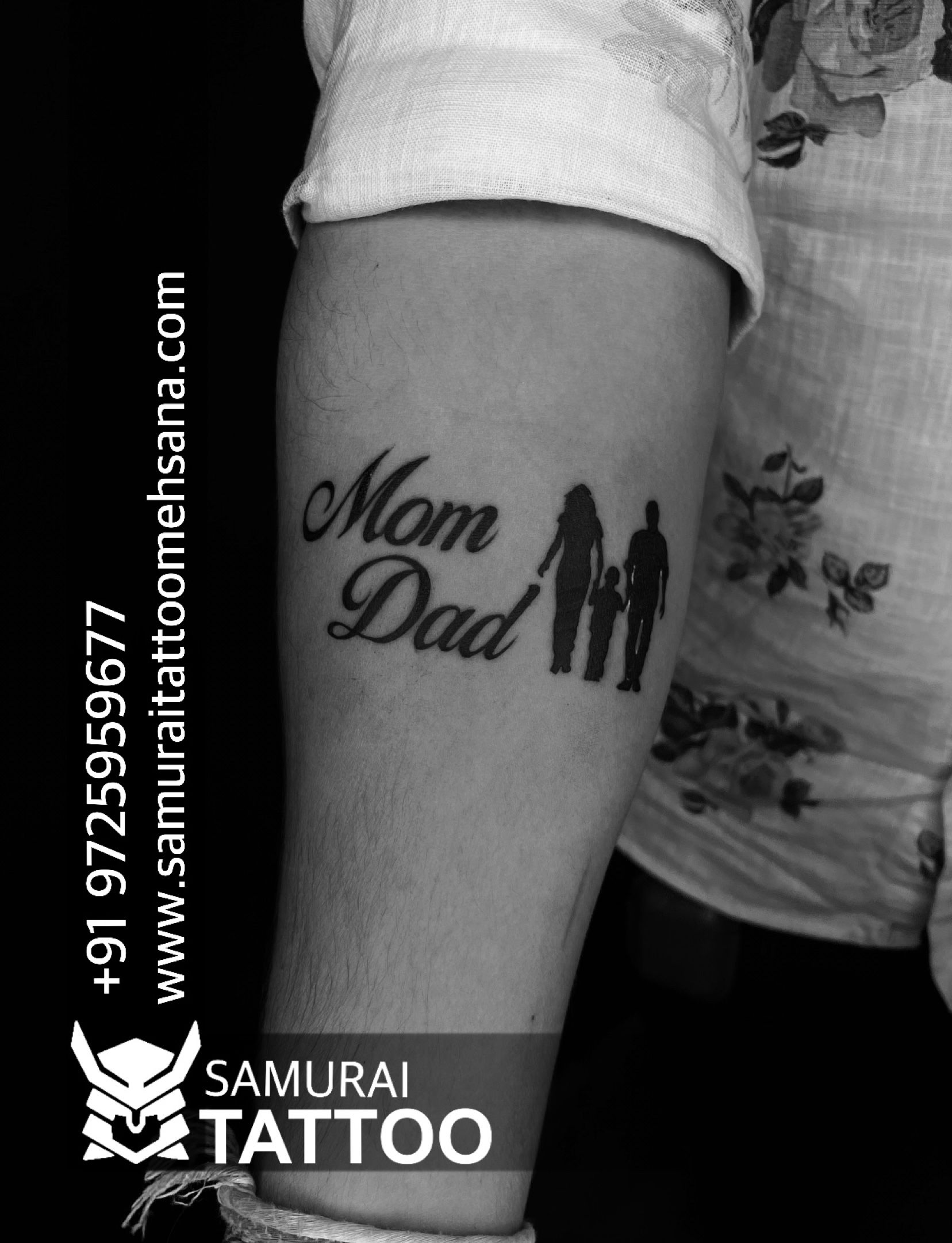 Mom Dad Tattoo. #fypシ #malaysia #inkmastertattoostudio #gengeartunnel ... |  TikTok