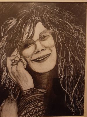 My first portrait attempt is of Janis Joplin. I was amazed that I could do this at this skill level. And only had been drawing for just over two months. Thanks for checking out my drawings. 