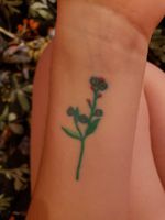 Forget-me-nots! My favorite flower on my wrist as a reminder to take care of myself.