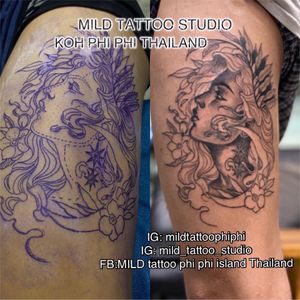 #womantattoo #tattooart #tattooartist #bambootattoothailand #traditional #tattooshop #at #mildtattoostudio #mildtattoophiphi #tattoophiphi #phiphiisland #thailand #tattoodo #tattooink #tattoo #phiphi #kohphiphi #thaibambooartis  #phiphitattoo #thailandtattoo #thaitattoo https://instagram.com/mildtattoophiphihttps://instagram.com/mild_tattoo_studiohttps://facebook.com/mildtattoophiphibambootattoo/MILD TATTOO STUDIO my shop has one branch on Phi Phi Island.Situated in the near koh phi phi police station , Located near the police station in Phi Phi Island and the World Med hospital !!!,