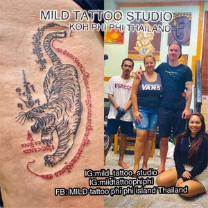 #sakyanttattoo #tigertattoo #sakyant #tattooart #tattooartist #bambootattoothailand #traditional #tattooshop #at #mildtattoostudio #mildtattoophiphi #tattoophiphi #phiphiisland #thailand #tattoodo #tattooink #tattoo #phiphi #kohphiphi #thaibambooartis  #phiphitattoo #thailandtattoo #thaitattoo https://instagram.com/mildtattoophiphihttps://instagram.com/mild_tattoo_studiohttps://facebook.com/mildtattoophiphibambootattoo/MILD TATTOO STUDIO my shop has one branch on Phi Phi Island.Situated in the near koh phi phi police station , Located near the police station in Phi Phi Island and the World Med hospital !!!,