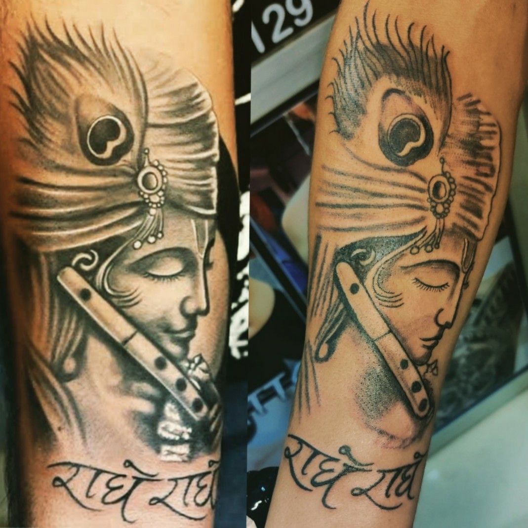 40 Krishna Tattoo Designs For Men  Hinduism Ink Ideas