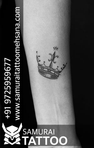 Crown tattoo |Crown tattoo ideas |Tattoo for girls |Girls tattoo design |