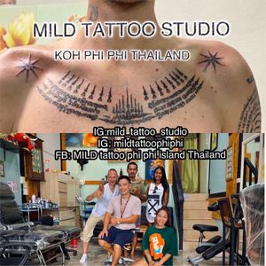 #sakyanttattoo #sakyant #tattooart #tattooartist #bambootattoothailand #traditional #tattooshop #at #mildtattoostudio #mildtattoophiphi #tattoophiphi #phiphiisland #thailand #tattoodo #tattooink #tattoo #phiphi #kohphiphi #thaibambooartis  #phiphitattoo #thailandtattoo #thaitattoo https://instagram.com/mildtattoophiphihttps://instagram.com/mild_tattoo_studiohttps://facebook.com/mildtattoophiphibambootattoo/MILD TATTOO STUDIO my shop has one branch on Phi Phi Island.Situated in the near koh phi phi police station , Located near the police station in Phi Phi Island and the World Med hospital !!!,
