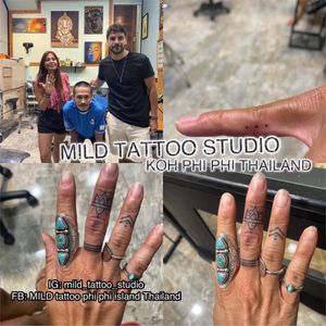 MILD TATTOO STUDIO (not the best but nice one) ❤️ lovely customer ❤️my shop has one branch on Phi Phi Island.Situated in the near koh phi phi police station , Located the police station in Phi Phi Island and the World Med hospital #fingertattoo #tattooart #tattooartist #bambootattoothailand #traditional #tattooshop #at #mildtattoostudio #mildtattoophiphi #tattoophiphi #phiphiisland #thailand #tattoodo #tattooink #tattoo #phiphi #kohphiphi #thaibambooartis  #phiphitattoo #thailandtattoo #thaitattoo https://instagram.com/mild_tattoo_studiohttps://facebook.com/mildtattoophiphibambootattoo/