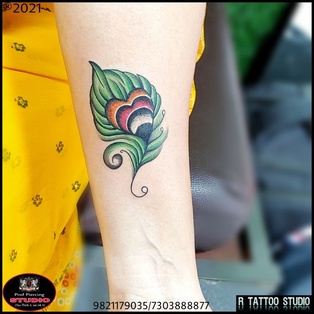 Discover 66 om with peacock feather tattoo best  thtantai2