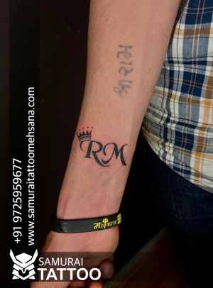 Rm tattoo design |Rm tattoo ideas |Rm tattoo |Rm logo tattoo 