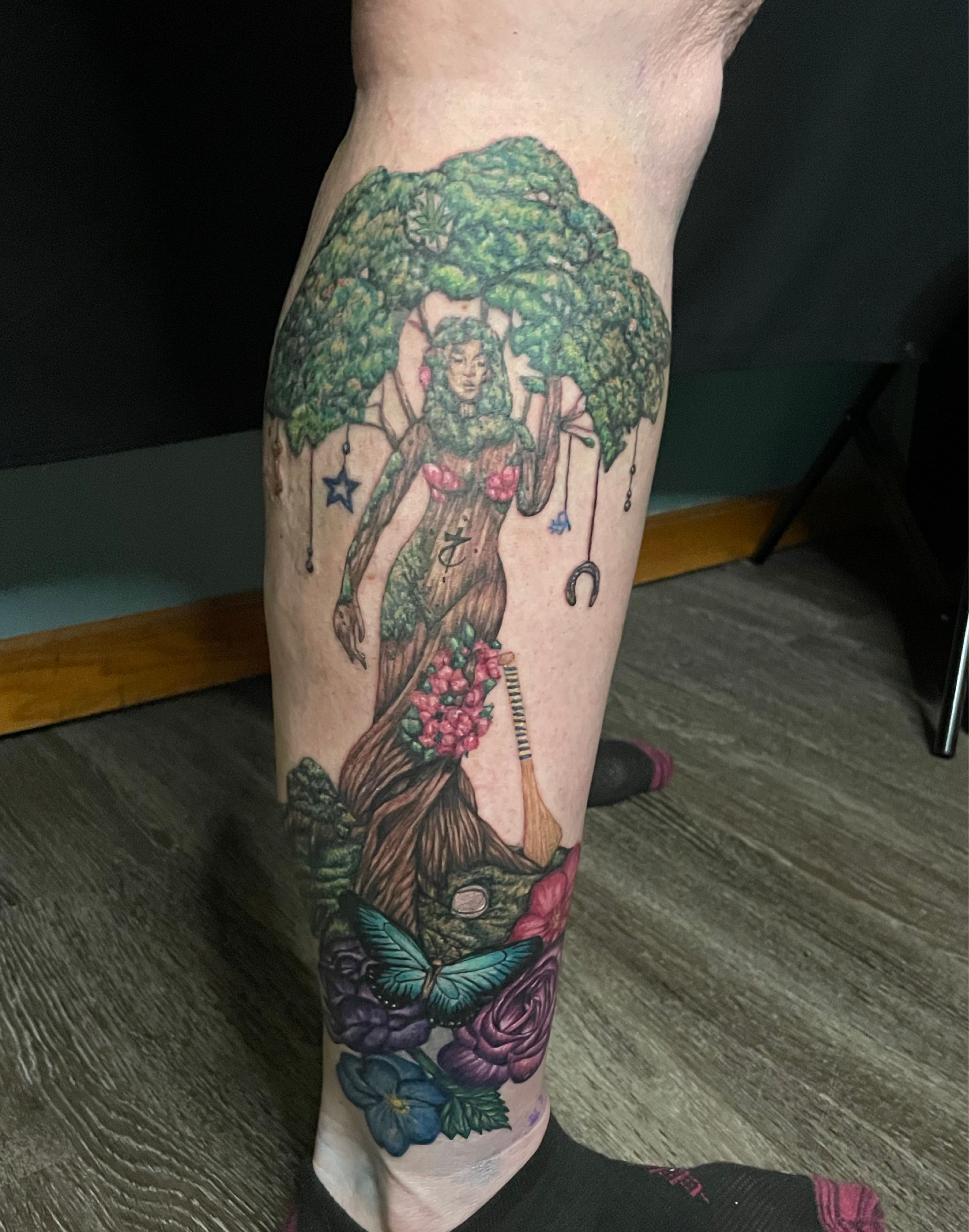 Tattoo uploaded by Hot Flame Tattoo  Tree Mother Nature  Tattoodo