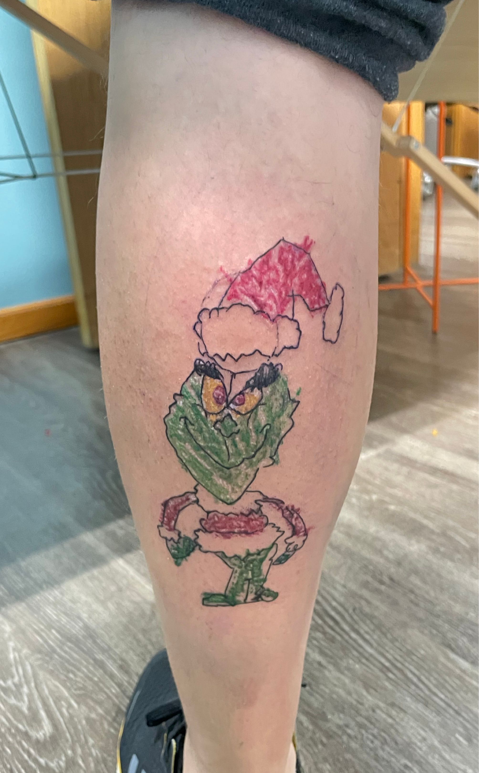 30 Grinch Tattoos For Men  Dr Seuss Design Ideas