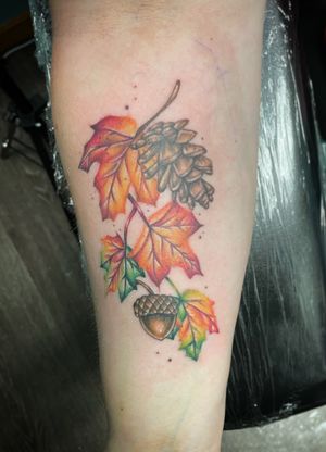 Fall nature tattoo 