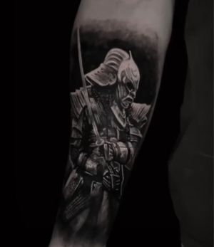 Samurai #tattoo #tattooart #tattoos #tattoolife #uk #uktattooist #uktattoo #uktta #ukttasupportourartists #uktattooartists #fkirons #fkironsproteam #silverbackink #inked #inkedlife #inkedmag #legsleevetattoo #blackandgrey #blackandgreytattoo #realistic #realistictattoo #bestrealismtattoos #sullenart #inkmagazine #leicester #portrait