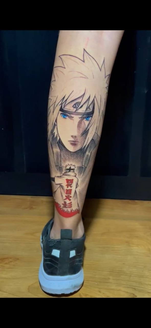 Tattoo uploaded by Felipe Eric • Kunai do Minato Namikaze, pai do