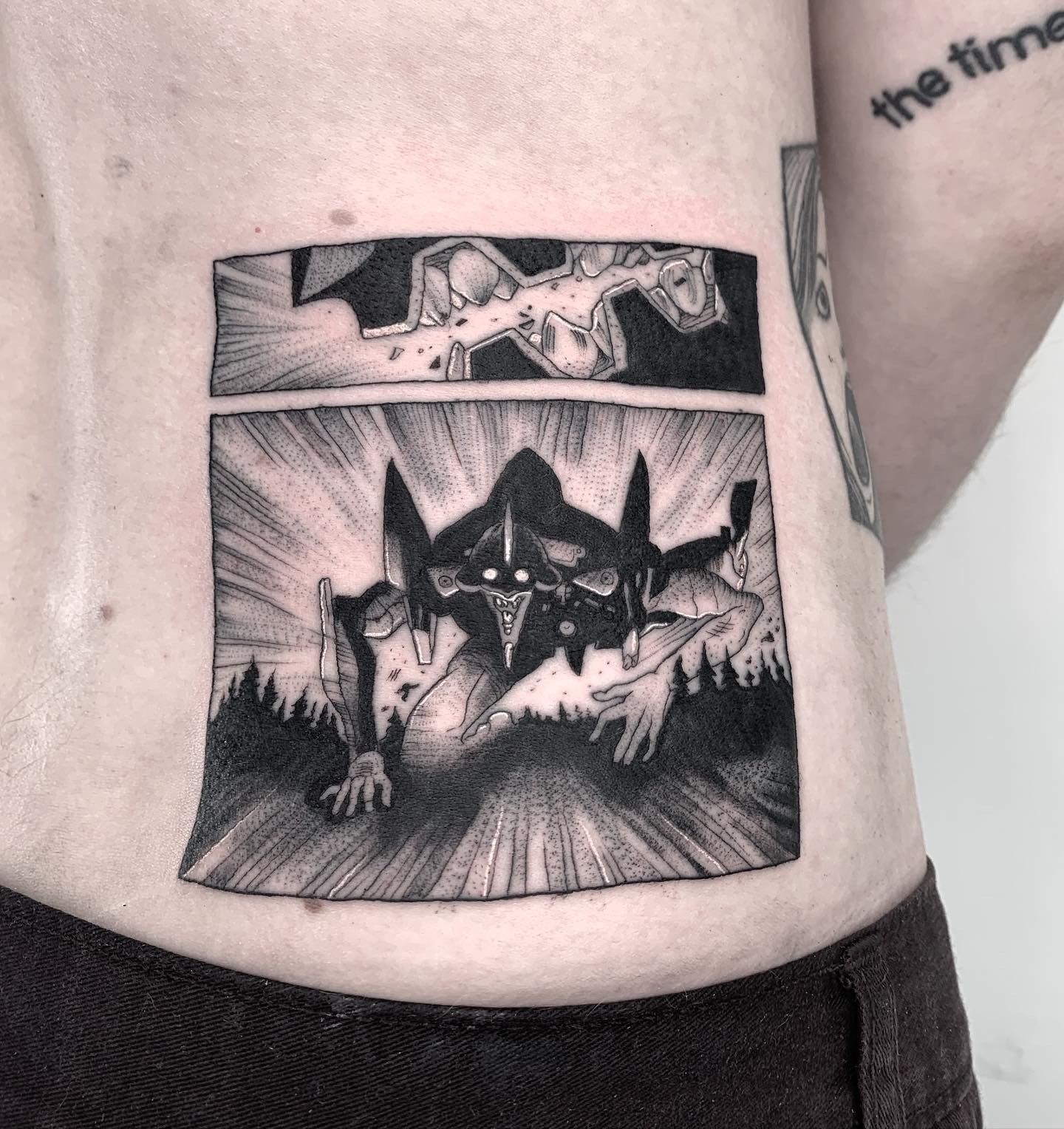 Neon Genesis Evangelion  Angel Minamalist Tattoo  HappyInkT   TikTok