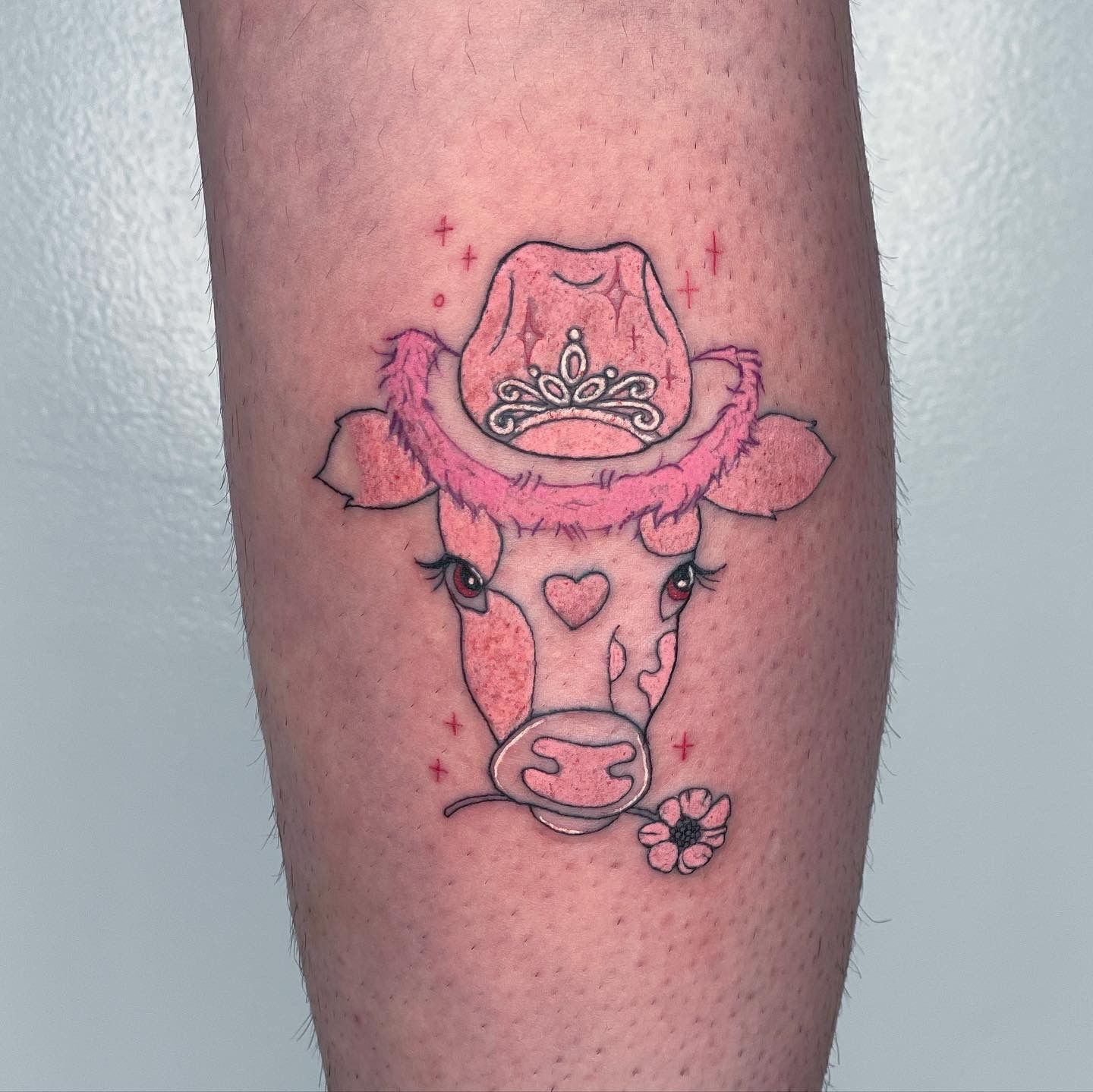 Strawberry cow stunning Closing some gaps on Laurens adorable sleeve in  progress Lots of fun with the tiny Junimos Glad we could continue your  birthday tradition of getting tattooed and lovely banter