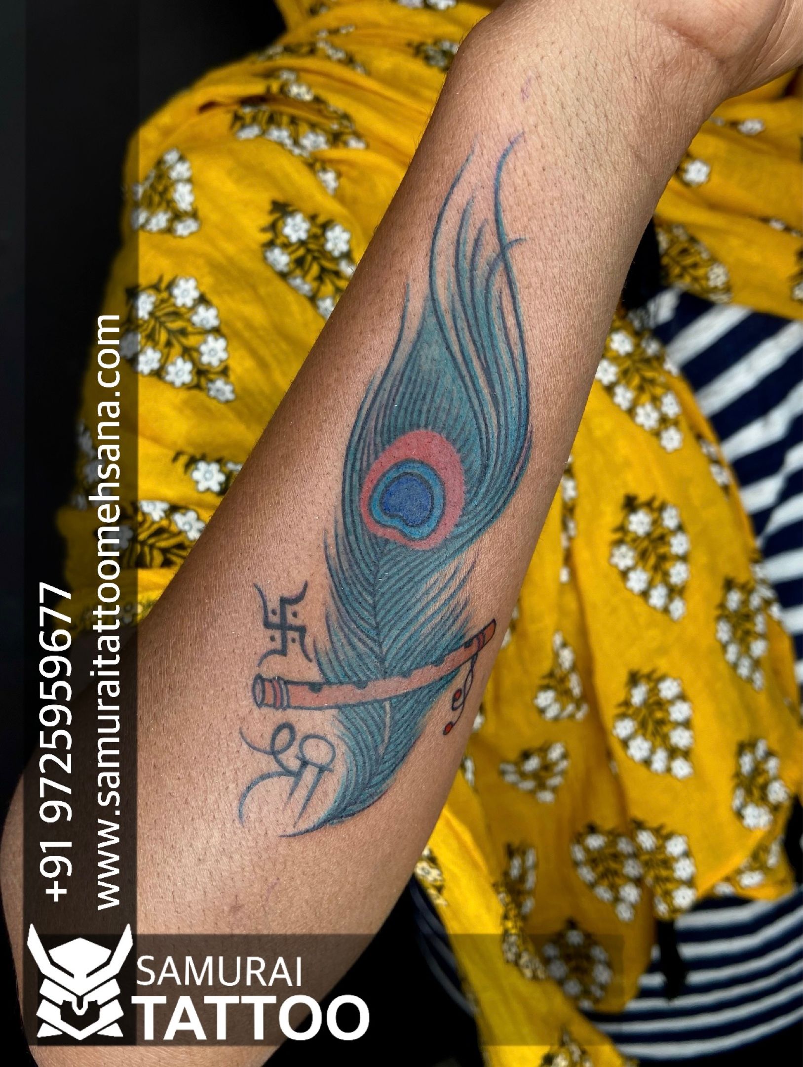 Devil'z Tattooz - Peacock feather, Freehand design and tattoo (Artist:  Amar) | Facebook