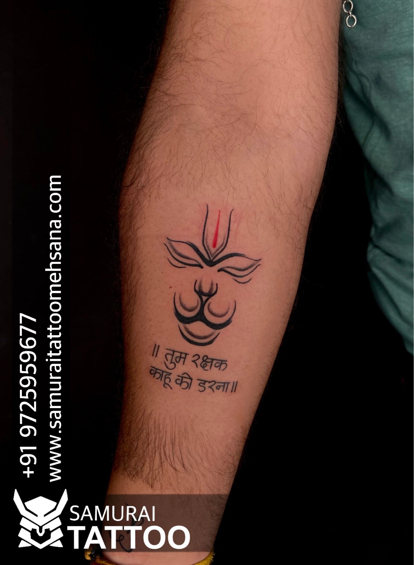 Hanumanji Tattoo by  https://www.instagram.com/tattoo_network_and_art_studio/ Bhopal | Tattoos, Hanuman  tattoo, Art studio