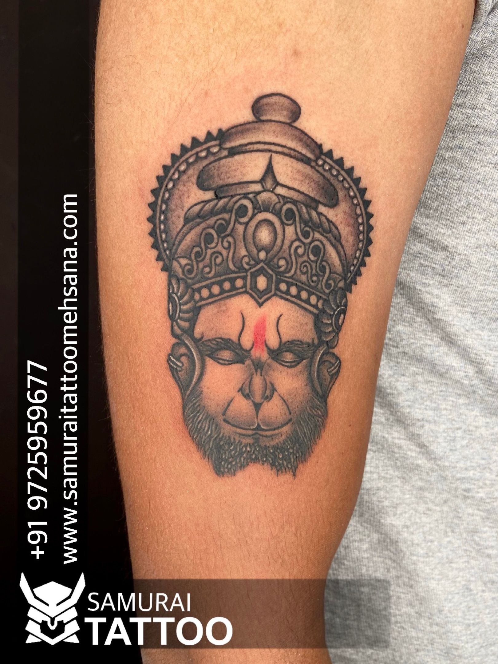 Lord Hanuman Tattoo  Jay Hanuman Tattoo  Bajrangbali Tattoo  Potrait  Tattoo shorts  YouTube