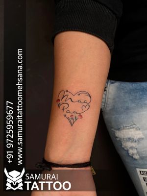 Maa Paa tattoo |Tattoo for mom dad |Maa Paa tattoo ideas 