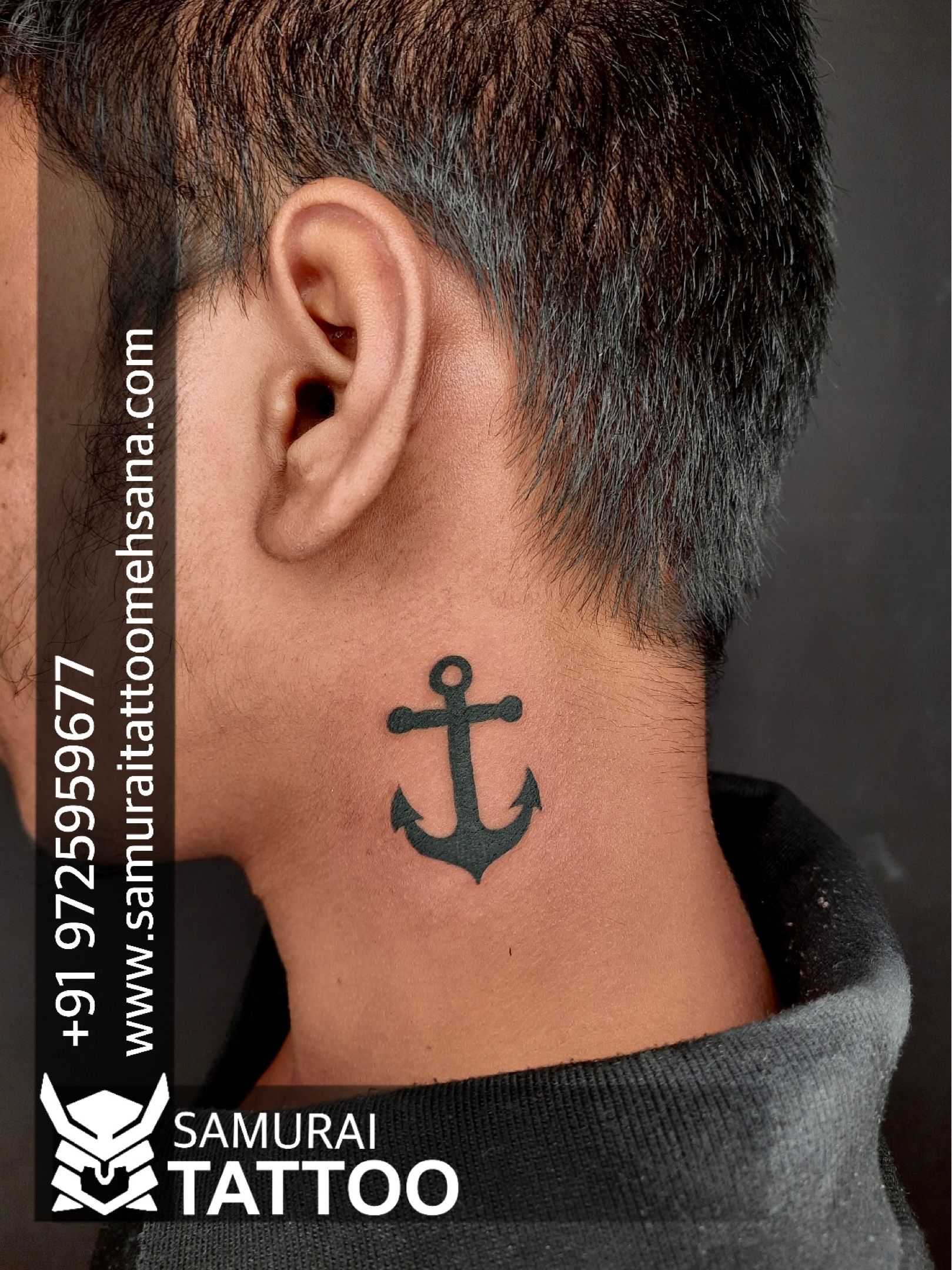 39 Stunning Anchor Tattoos On Neck  Tattoo Designs  TattoosBagcom