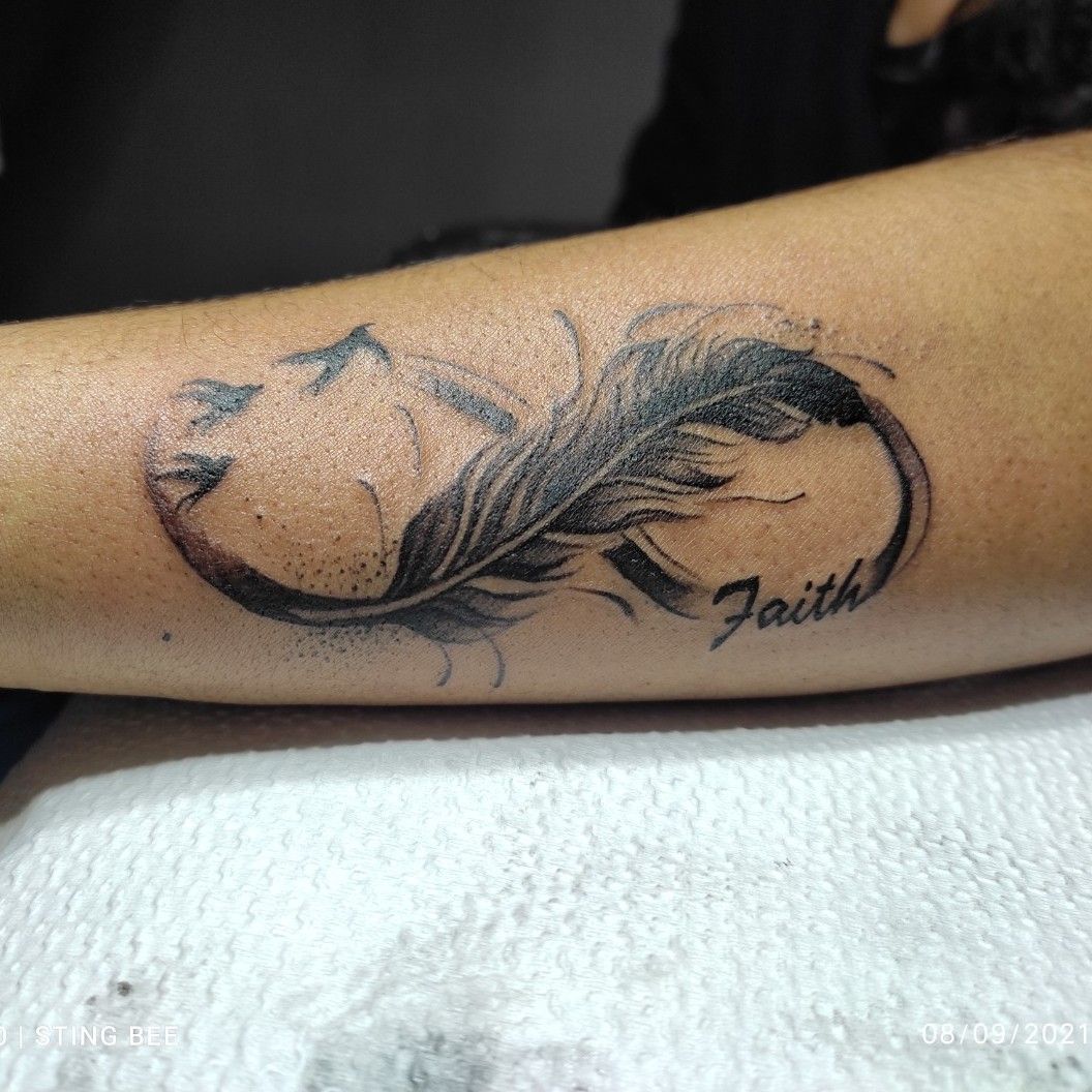 Infinity tattoo calligraphy tattoo Birds tattoo In by Rtattoostudio on  DeviantArt