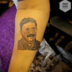 Husband Potrait TattooTattoo by: Bharath TattooistFor Appointments Contact 8095255505"Tattoo Gallery"'Get Inked or Die Naked'#tattoo #potrait #potraittattoo#facetattoo #inked #inkedpotrait #inkedlife #husbandandwife #husbandtattoo #tattoolovers #newtattoos #bharathtattooist #tattoogallery #husbandpotraittattoo #wifetattoo #memoryofhusband #memorytattoo 