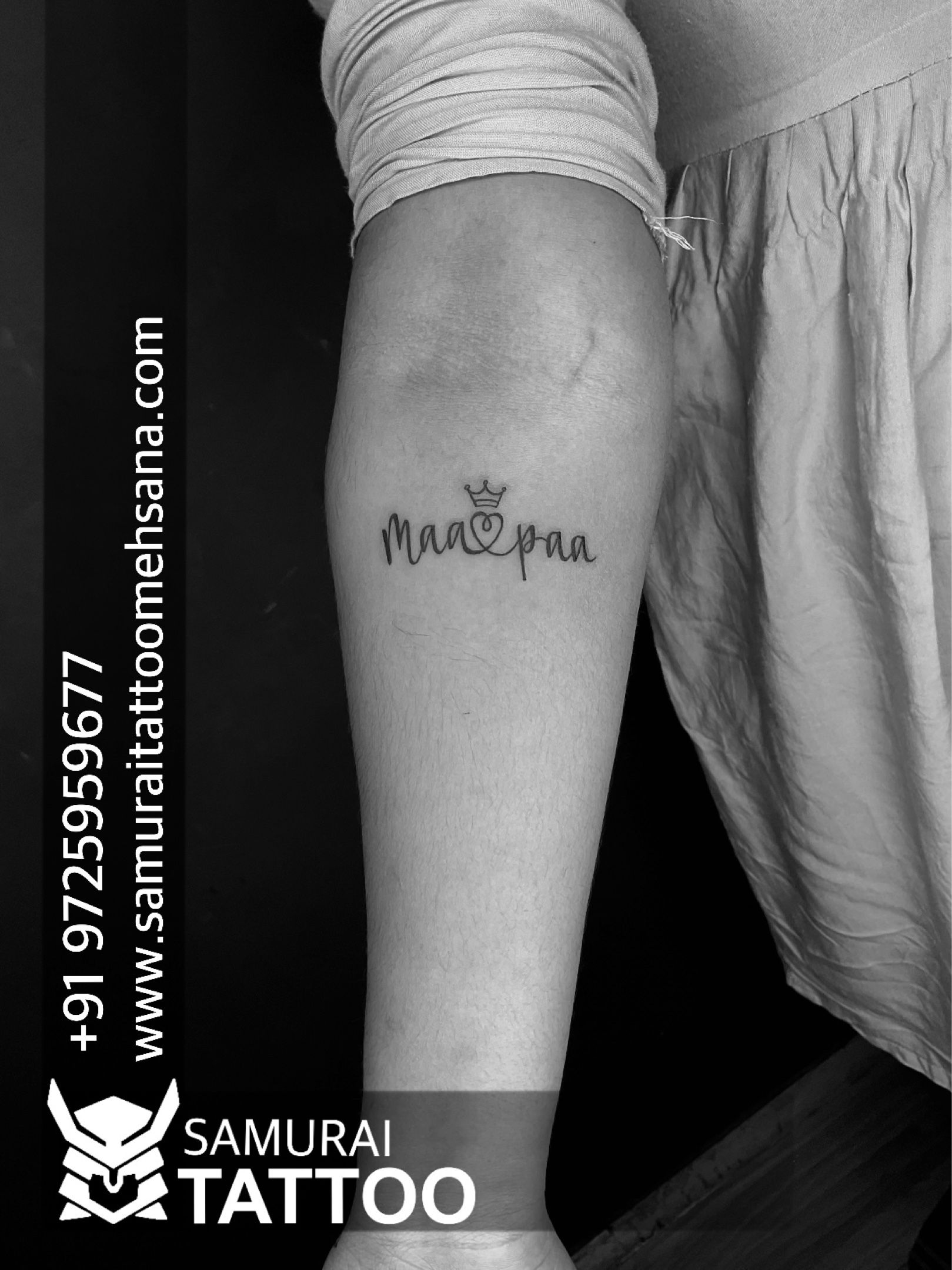Tattoo uploaded by Samurai Tattoo mehsana • Maa Paa tattoo |Tattoo for mom  dad |Mom dad tattoo |Maa Paa tattoo ideas |Maa Paa tattoo design • Tattoodo