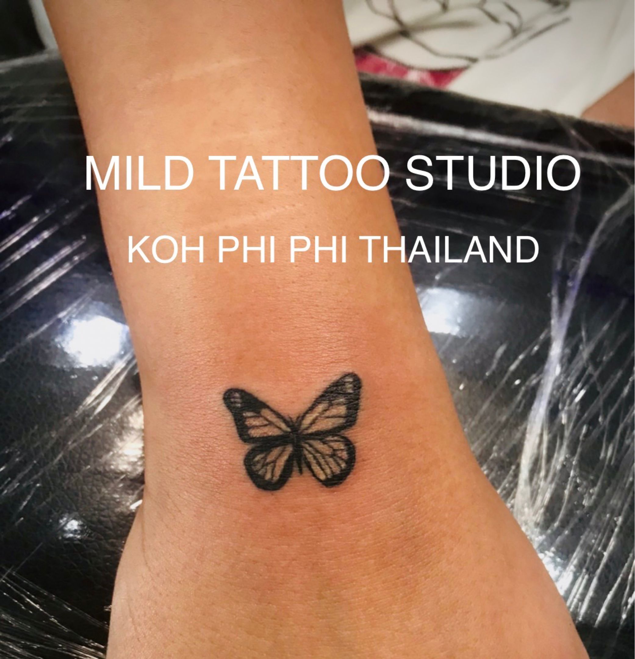 Butterflycolorfullgirlstattoodesignartistravirajbhattigandhidham   Tattoos Geometric tattoo Butterfly tattoo