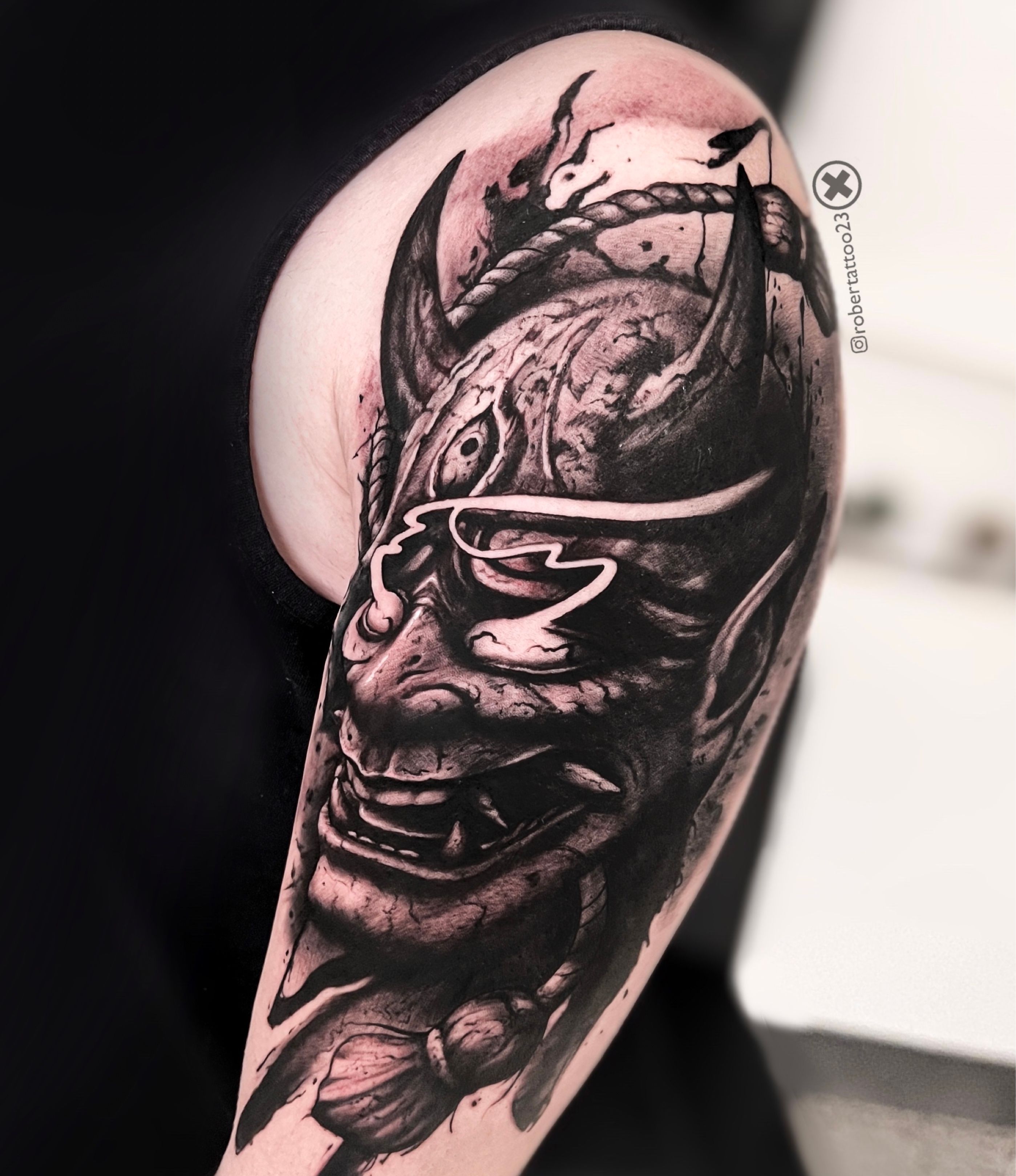 Tattoo uploaded by Blacksmith.Tattoo • Gangsta mask LV
