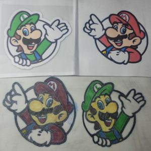 Mario n Luigi Faux Skin Tat