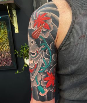 Tattoo uploaded by Alan Spano • Half sleeve, religious tattoo • Tattoodo