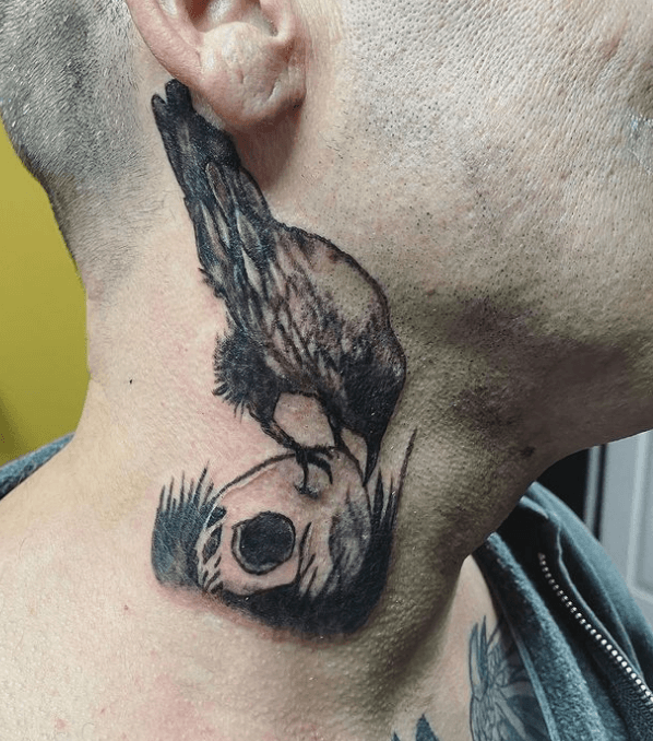 Crow Body Art Tattoo Stencil Kit – IMAGELLA