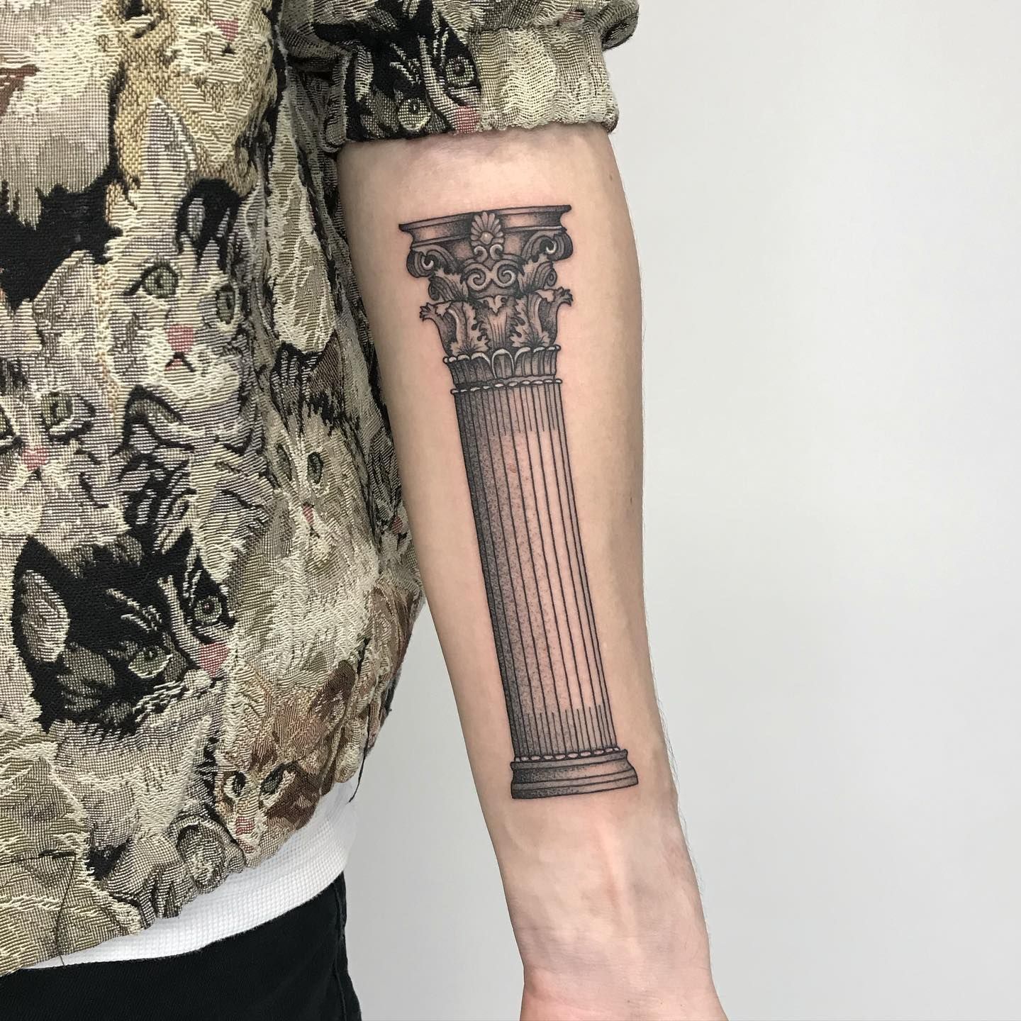 Column Tattoo Vector Images 90