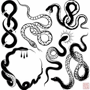 Connaissez-vous la signification de ces insectes et ces symboles ?Thèmes de la Planche: SnakeSymbolique du serpent : Immortalité et de RenaissanceLe serpent est un symbole de sagesse en vertu de nombreuses associations cosmiques ancestrales. Sa capacité à glisser silencieusement dans l'obscurité et la fixité de son regard contribuent aussi à son image énigmatique. Dans l'Ancienne Égypte, le cobra représente l'autorité aussi bien divine que royale. Le peuple Maori assimile le serpent à la sagesse de la Terre, tandis que dans d'autres cultures il joue le rôle d'intermédiaire discret et rusé entre le ciel, la terre et le monde souterrain. En Inde, les serpents sont liés aux trois grandes divinités Shiva, Vishnou et Ganesha. Dans le tantrisme, la colonne vertébrale, ou kundalini, est symbolisée par un serpent.À chacun de se faire sa propre interprétation symbolique, qu'il y en ai une ou non pour vous.