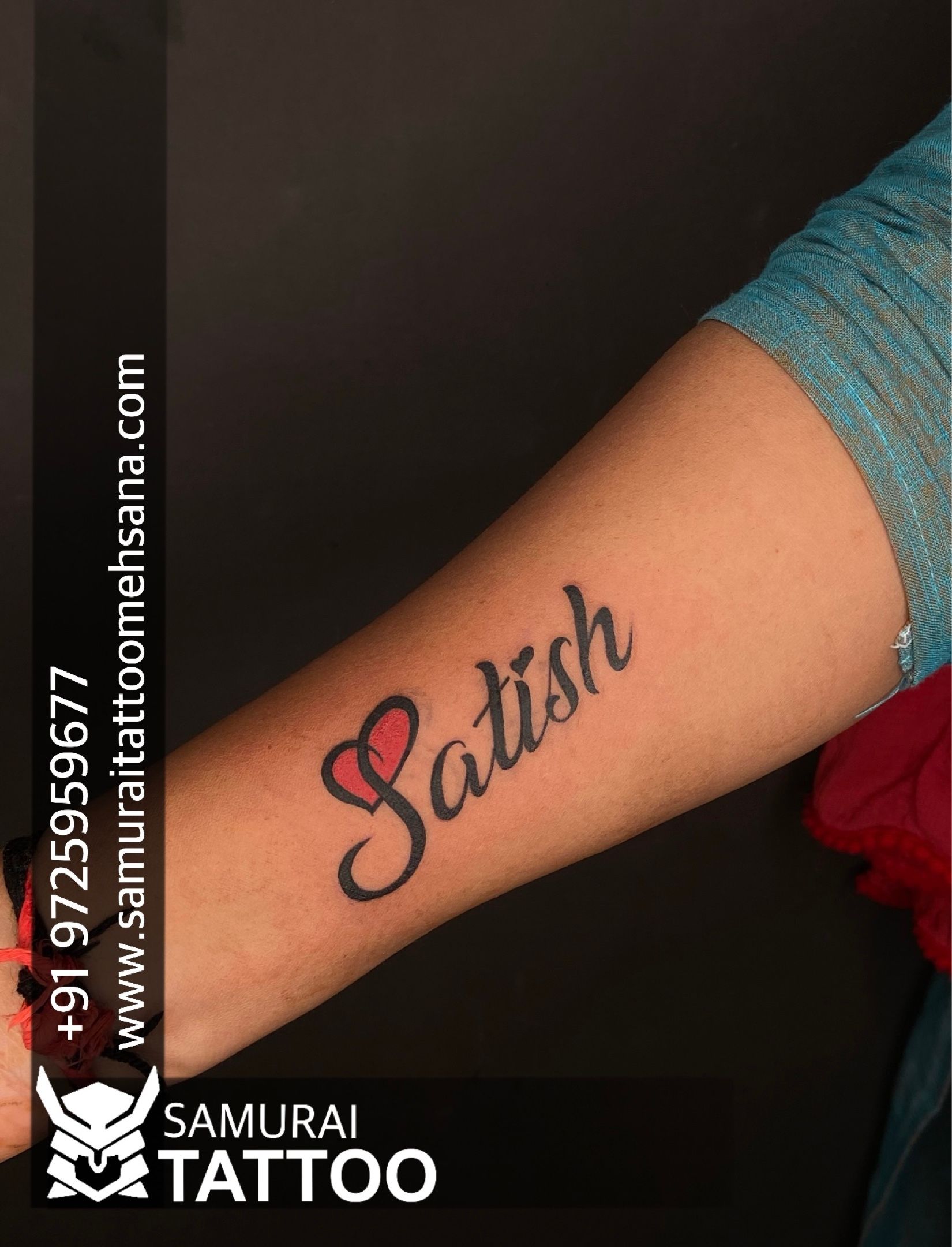 tattoo by  chintuvadher at  shitaltattoo DM  Call  97254 37754     Santosh  Poonam  shitaltattoo caligraphy nametattoos  By Shital  Tattoo  Facebook